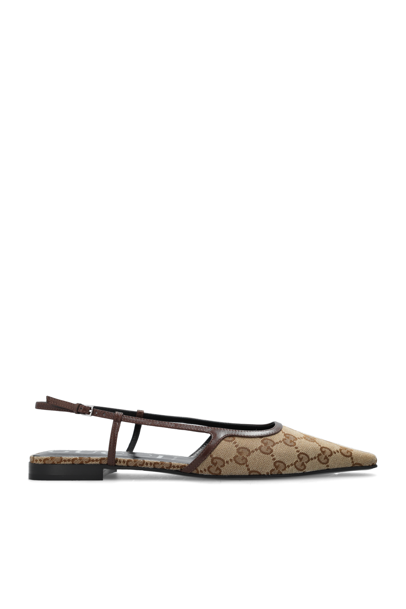 Gucci hot sale canvas flats